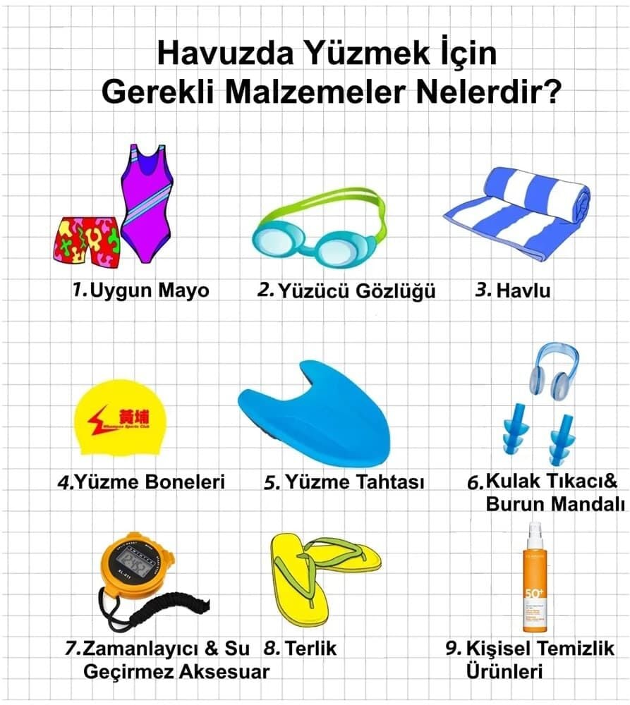 Havuzda Yüzmek İçin Gerekli Malzemeler Nelerdir?