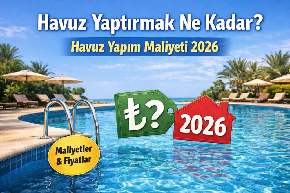 Havuz Yaptırmak Ne Kadar? Havuz Yapım Maliyeti 2026