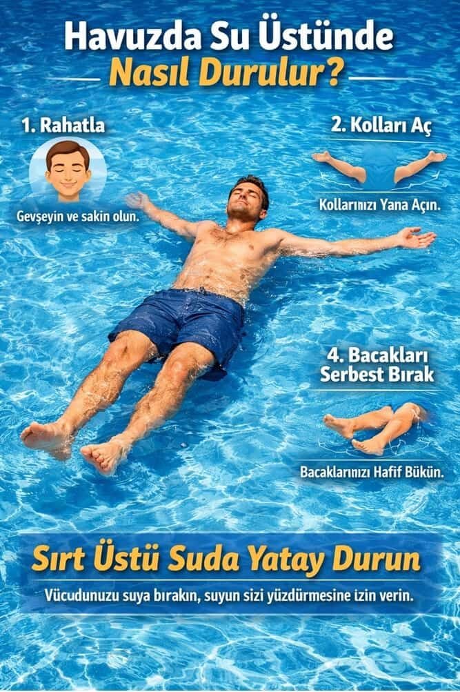 Havuzda Su Üstünde Nasıl Durulur?