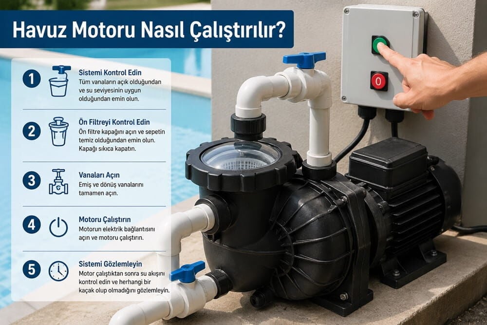 Havuz Motoru Nasıl Çalıştırılır?