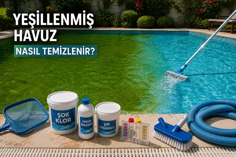 Yeşillenmiş Havuz Nasıl Temizlenir?