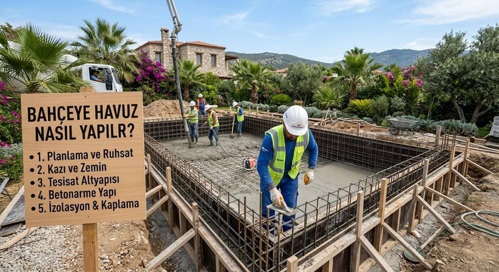 Bahçeye Havuz Nasıl Yapılır?