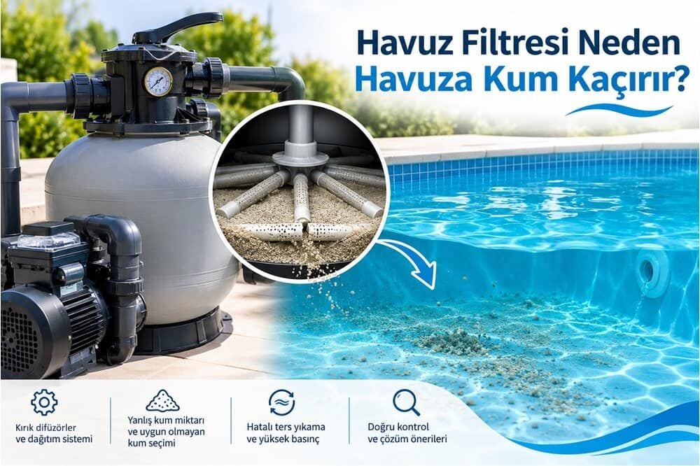 Havuz Filtresi Neden Havuza Kum Kaçırır?