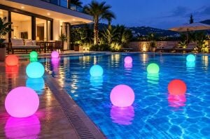 Led Yüzer küre lamba