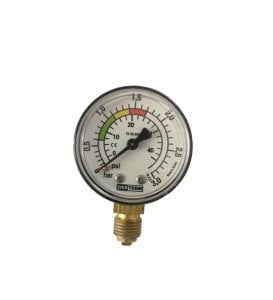 Gemaş Manometre (Yandan Çıkışlı 1/4 Kalın Dişli)