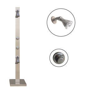 304 Krom Havuz ve Bahçe Duşu Ayak Yıkamalı