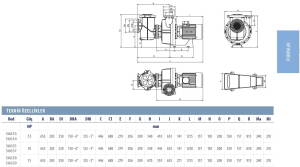 Kivu Ön Filtreli Havuz Pompası 7.5Hp 380 Volt