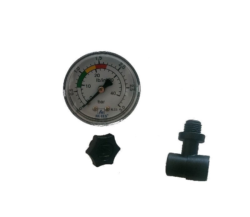 Manometre Hava Purjör Takımı Komple 1/8 İnce Diş