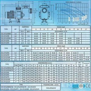 Flo300T 3Hp 380 V Flodeer Havuz Pompası