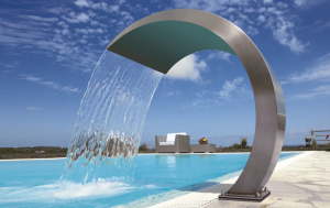 304 Krom Mini Kobra Su Perdesi 300x350mm