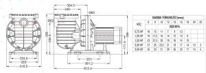 0.75 HP Ön Filtresiz Pompa (Monofaze)