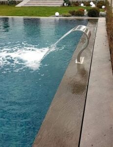 316 Krom Mini Kuğu Model Su Perdesi 500x750mm