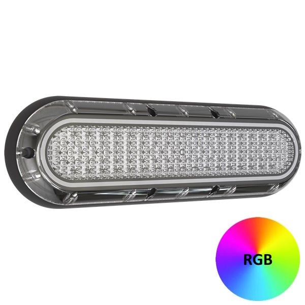 Sıva Üstü Havuz ve Havuz Basamak Aydınlatması RGB Işık 277mm