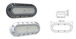 Sıva Üstü Havuz ve Havuz Basamak Aydınlatması Gün Işığı 202mm