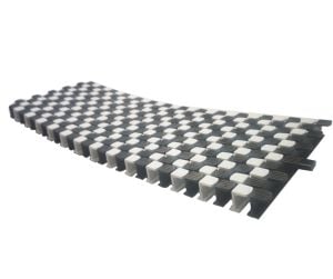 20 Cm Kare Model Beşiktaş Spor Renkli Havuz Taşma Izgarası Tek Geçme