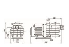 Smp Havuz Pompası 1 hp 220 Volt