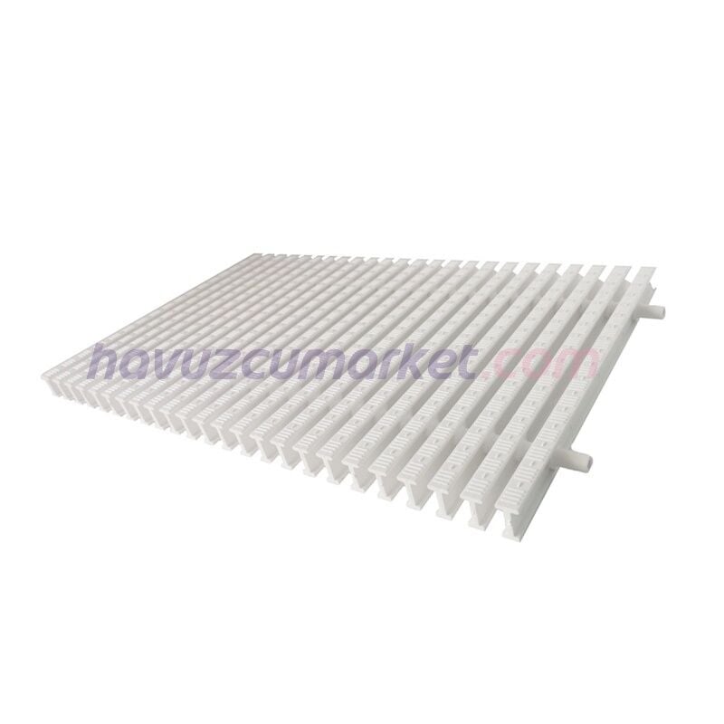 30 Cm Klasik Desen Havuz Taşma Izgarası Çift Geçme