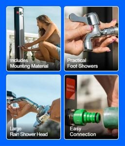 Solar Duş Ayak Yıkamalı 35L