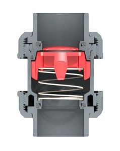 Nozbart Pvc Yaylı Çekvalf Ø 90 mm