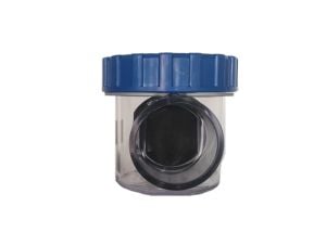 Şeffaf Pvc Çekvalf Ø 63mm