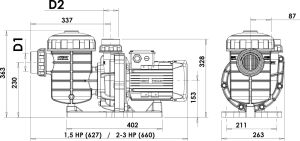 Nozbart Coşkun Monofaze 1.5 HP Pompa