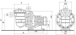 Nozbart İlk Seri Trifaze 2 HP Pompa