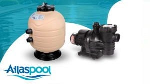 Atlaspool Hazır Havuz Filtrasyon Ünitesi Ø 500 mm / 0,75 hp set