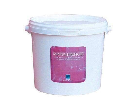 Kalsiyum Hipoklorid (Stabilizatörsüz Klor) %70 Granül 40Kg