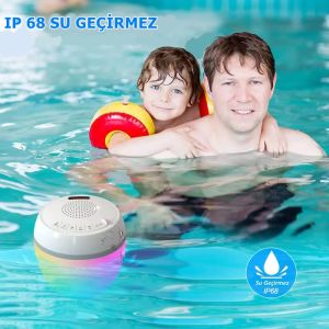Rgb Su Geçirmez Yüzen Speaker