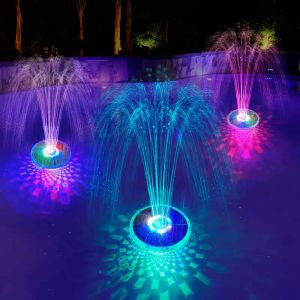 Solar RGB Led Işıklı Fıskiye Ct508