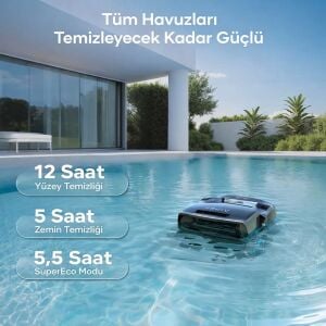Aiper Scuba X1 Pro Max Kablosuz Havuz Robotu