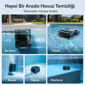 Aiper Scuba X1 Pro Max Kablosuz Havuz Robotu