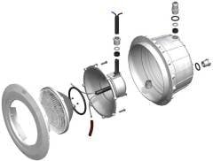 Sıva Altı Led Havuz Lambası Komple S 95 (4 Kablolu RGB Işık)