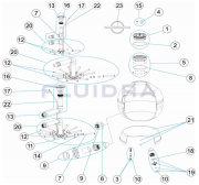 Astral  Ø 750 mm Volcano Kum Filtresi