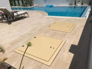 Polyester Kapak 56x56 Bej Renk No:5