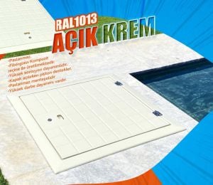 Polyester Kapak 107x107 Açık Krem Renk No:10