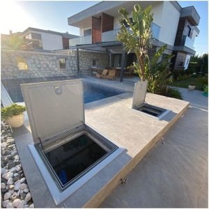 Polyester Kapak 107x107 Açık Gri No:10