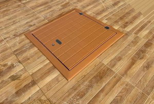 Polyester Kapak 76x76 Kızıl Kahve Renk No:7