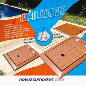 Polyester Kapak 76x76 Kızıl Kahve Renk No:7