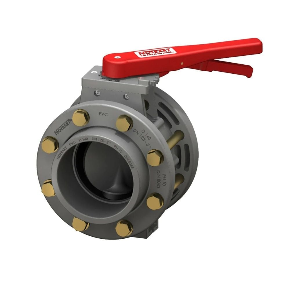 UPVC Nozbart Kollu Kelebek Vana