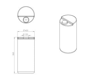 100 LT Dozaj Kimyasal Bidonu