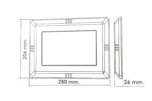 Flat Sıva Üstü Dikdörtgen Led Havuz Lambası RGB Işık