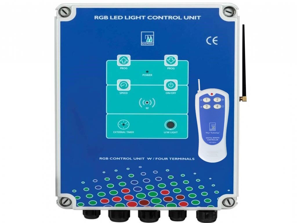 4 Kablolu RGB Havuz Aydınlatma Kontrol Paneli